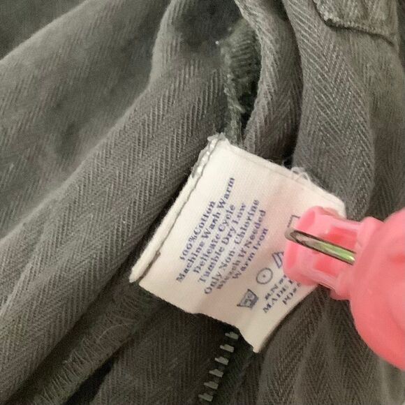 The Normal Brand Grunge Gorpcore Cotton Military Green Utility Jumpsuit XS - Picture 12 of 12